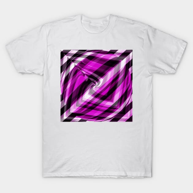 Purple with diagonals T-Shirt by TiiaVissak